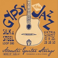 La Bella GJXL-LE Silk and Steel Gypsy Jazz Loop End 10-50