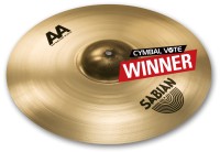 Sabian 2180772B 18" AA Raw Bell Crash Brilliant