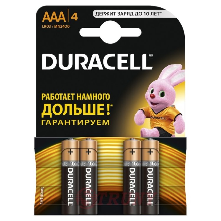 Duracell AAA LR03/MN2400 Батарейка микропальчиковая (1шт)