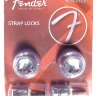 Fender STRAP LOCKS CHROME PAIR FSLC1 Замковое крепление для ремня