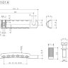 Gotoh Relic GE101A-R Стопбар для бриджу Tuneomatic