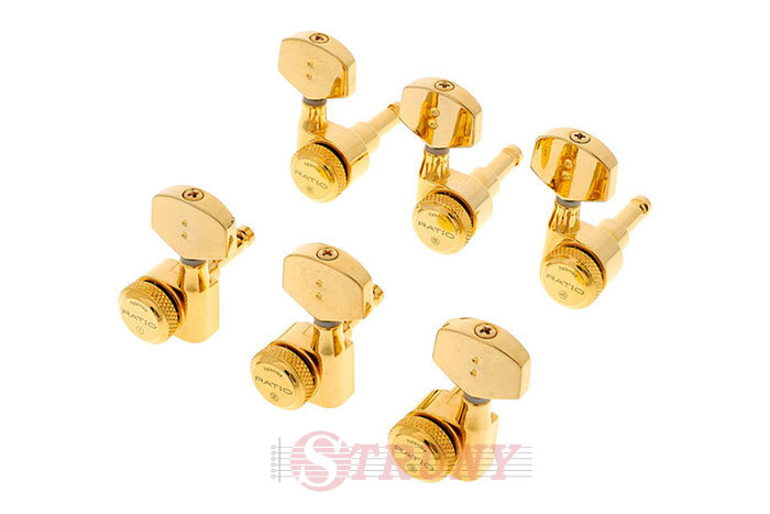 GraphTech PRL-8311-G0 Electric Locking 3+3 Contemporary Gold 2 Pin Колки