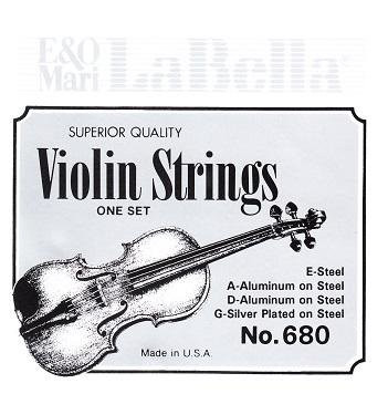 La Bella 680 Набір струн для скрипки срібло 4/4