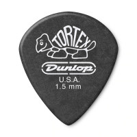 Dunlop 482P1.50 TORTEX PITCH BLACK JAZZ PLAYERS PACK 1.50