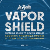 La Bella VSA1152 Phosphor Bronze Vapor Shield Coated Strings 11/52