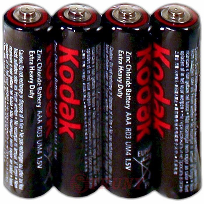 Kodak AAA R3 Extra Heavy Duty Батарейка микропальчиковая (4шт)