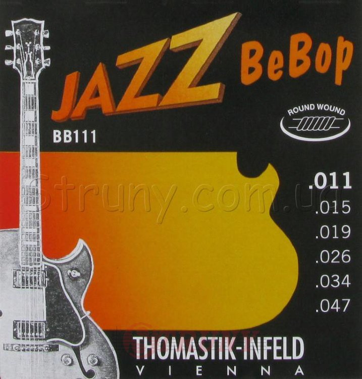 Thomastik-Infeld BB111 Jazz BeBop Extra Light Guitar Strings 11/47