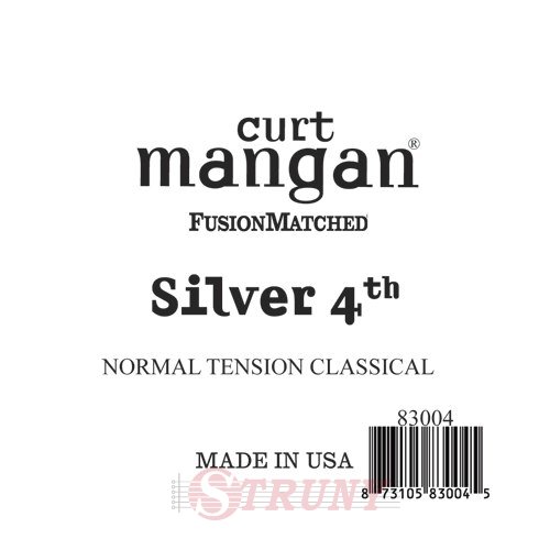 Curt Mangan 83004 Silver 4th Normal Tension Classical