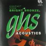 GHS CCBB10 Contact Core Bronze Acoustic Guitar Strings 10/46