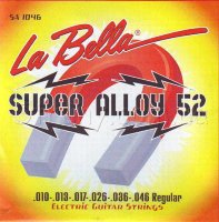 La Bella SA1046 Electric Guitar Super Alloy 52 10/46