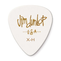 Dunlop 483P01XH GENUINE CELLULOID WHITE CLASSIC EXTRA HEAVY