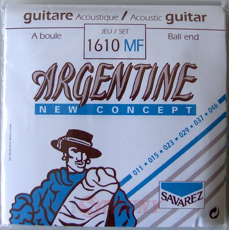 Savarez 1610MF Argentine Gypsy Jazz Acoustic Guitar Strings 11/46