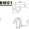 Jowell BM-01 R Колок (поштучно)