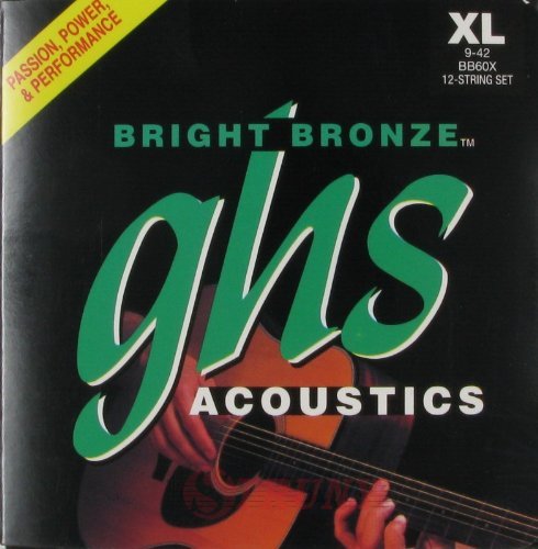 GHS BB60X Bronze Acoustic Guitar 12-Strings 9/42