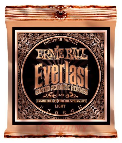 Ernie Ball 2548 Everlast Acoustic Phosphor Bronze Extra Light 11/52