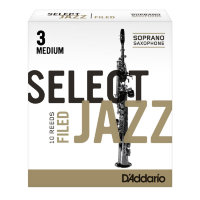 RICO RSF10SSX3M Трости сопрано саксофона Select Jazz 3 Medium