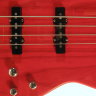 Бас-гітара G&L MJ-4 (Clear Red, Rosewood) № CLF067650