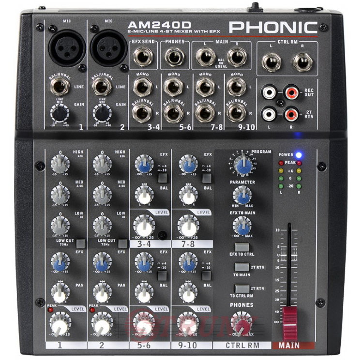 Phonic AM 240 D Мікшерний пульт