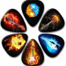 Avzhezh AFGP-0.71-6 Flame Guitars Набір медіаторів