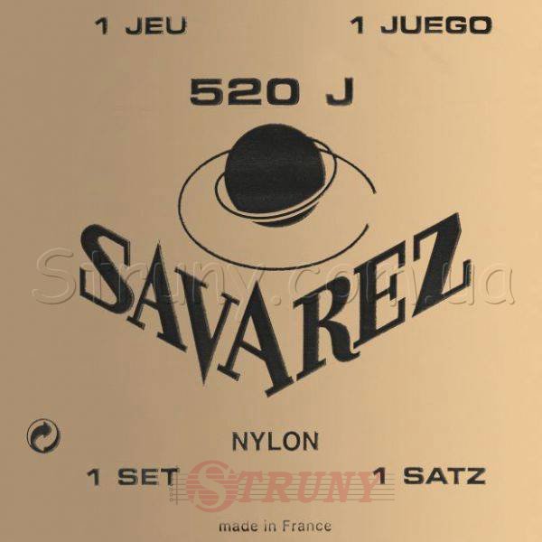 Savarez 520J Yellow Traditional Classical Guitar Strings Very High Tension