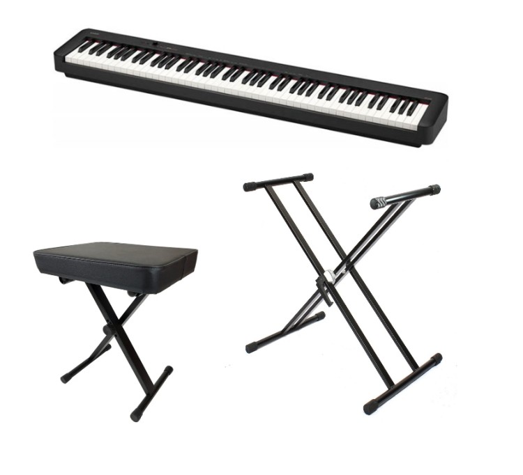 Casio CDP-S110BK Цифрове піаніно + стійка + банкетка