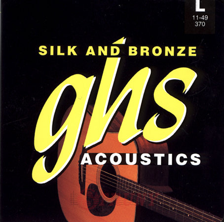 GHS 370 Silk and Bronze Acoustic Guitar Strings 11/49