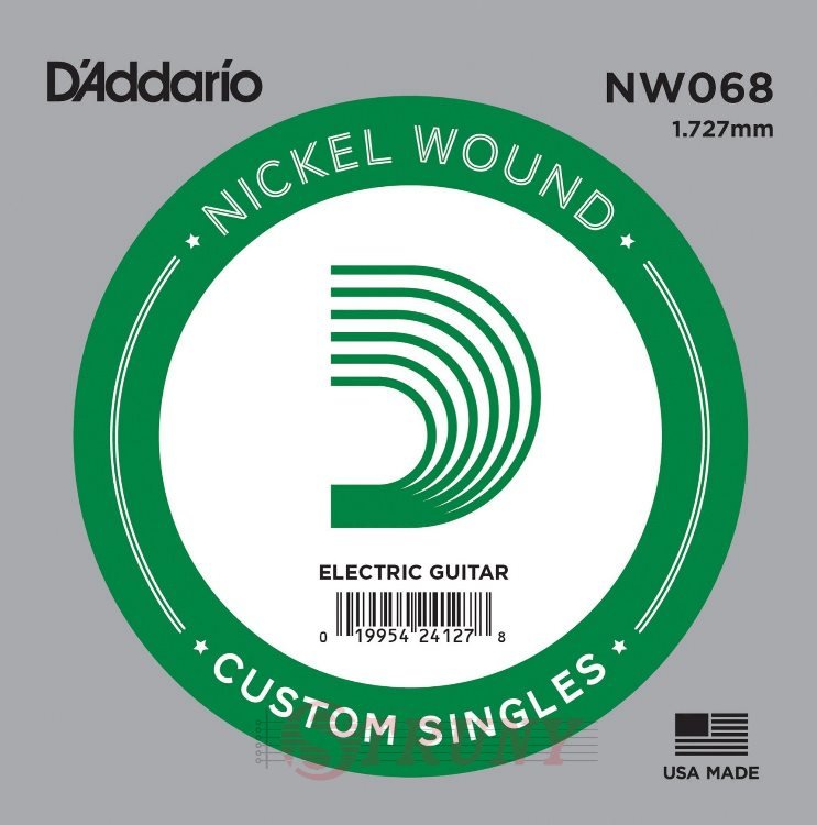 D'Addario NW068 Nickel Wound 068