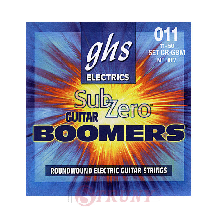 GHS CR-GBM SUB-ZERO Boomers Electric Guitar Strings 11/50