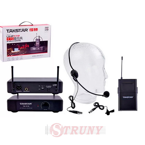 Takstar ТS-7210P Радіосистема з наголовним та петличним мікрофоном