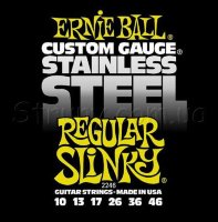 Ernie Ball 2246 Stainless Steel Regular Slinky 10/46