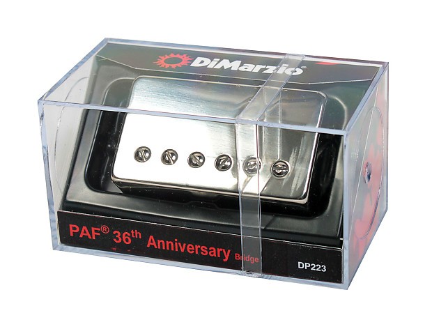 Dimarzio DP223N PAF 36th ANNIVERSARY BRIDGE (Nickel Cover)