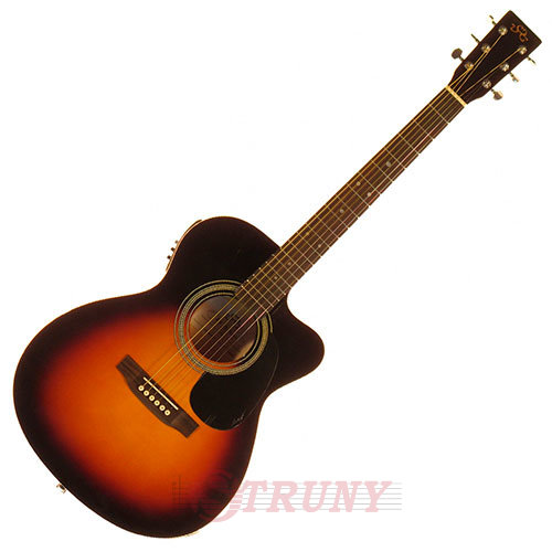 Електро-акустична гітара SX OM160CE/VS