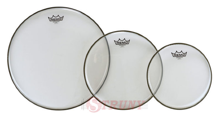 REMO Tom Pack 10",12",16" Clear BA Export Only Набір пластикових