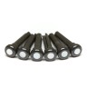 GRAPH TECH PP-2044-00 TUSQ Bridge Pins 4mm Black / Mother-of-Pearl (6 Pcs)