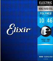 Elixir 12050 Polyweb Nickel Plated Steel Light 10/46