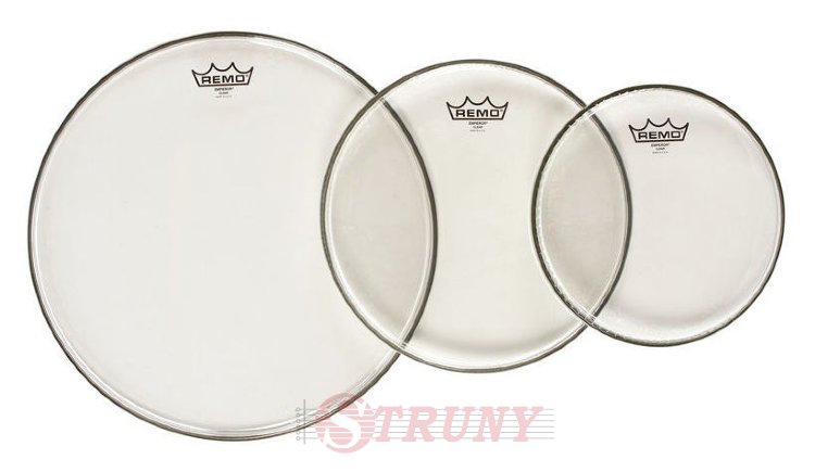 REMO Tom Pack 10",12",16" Clear BE Набір пластикових