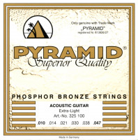Pyramid Phosphor Bronze Acoustic Guitar Strings Extra Light 10-47