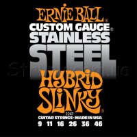 Ernie Ball 2247 Stainless Steel Hybrid Slinky 9/46