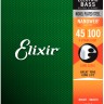 Elixir 14052 Nanoweb Coated Nickel Plated Steel Light Long Scale 4-Strings 45/100 Elixir 14052 Nanoweb Coated Nickel Plated Steel Light Long Scale 4-Strings 45/100