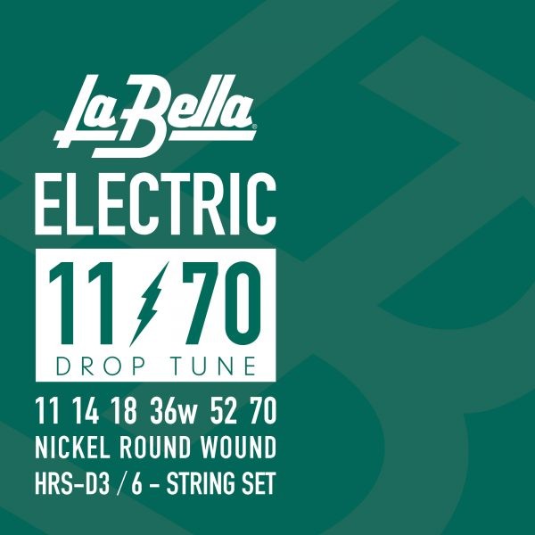 La Bella HRS-D3 Drop Tune Nickel Plated 11/70 (3d plane)