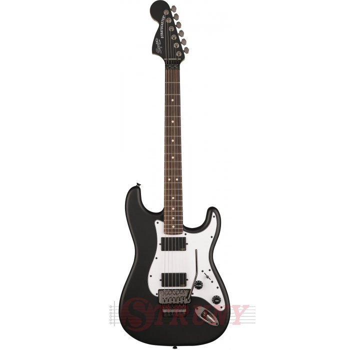 Електрогітара SQUIER by FENDER CONTEMPORARY ACTIVE STRATOCASTER HH RW FLAT BLACK