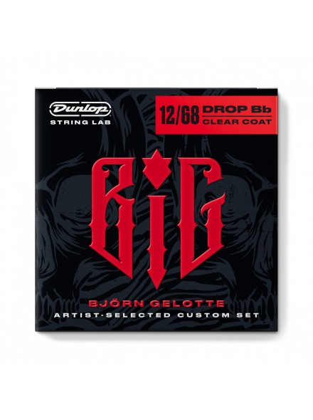 DUNLOP BIG1268 BJÖRN GELOTTE ARTIST-SELECTED CUSTOM GUITAR STRINGS 12-68