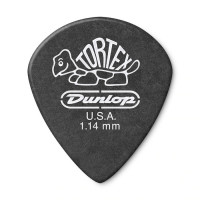 Dunlop 482P1.14 TORTEX PITCH BLACK JAZZ PLAYERS PACK