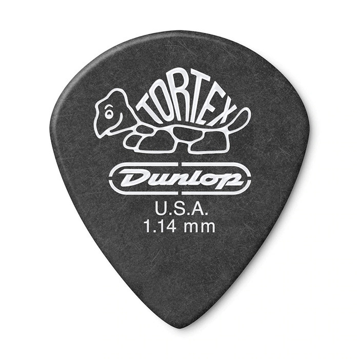 Dunlop 482P1.14 TORTEX PITCH BLACK JAZZ PLAYERS PACK
