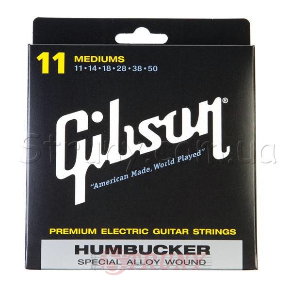 Gibson SEG-SA11 Humbucker Electric Guitar Strings 11/50