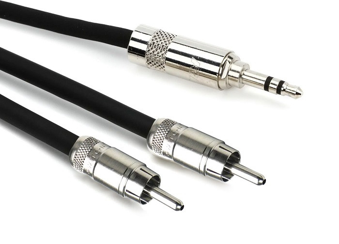 Rapco Horizon YN1-C-10 Y-Cable 3.5mm TRS-RCA Male (3m) Інсертний кабель