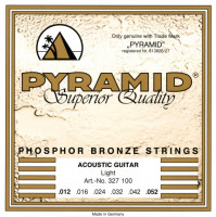 Pyramid Phosphor Bronze Acoustic Guitar Strings Light 12-52