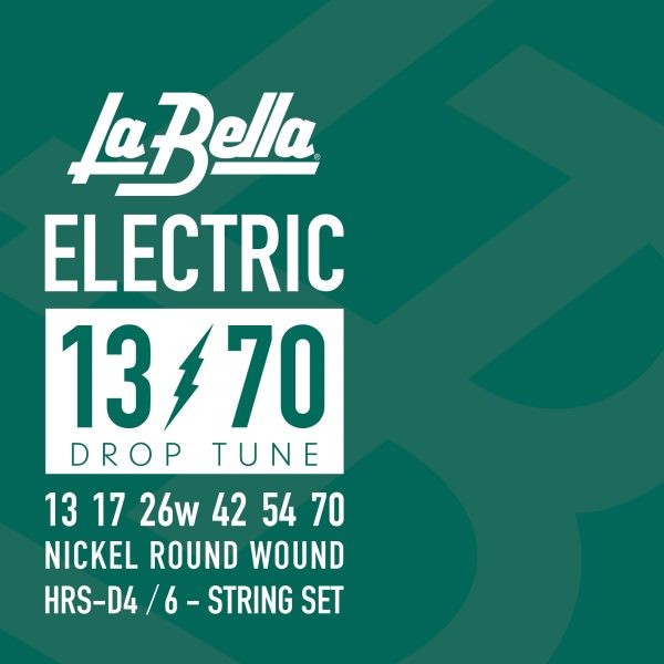 La Bella HRS-D4 Drop Tune Nickel Plated 13/70