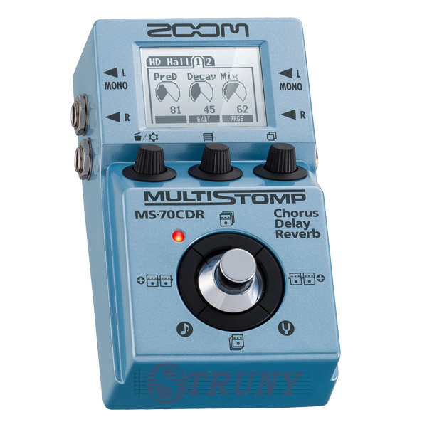 Педаль ефектів Zoom MS-70CDR MultiStomp Chorus/Delay/Reverb