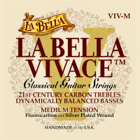 La Bella Vivace Fluorocarbon Medium Tension Classical Series Guitar Strings